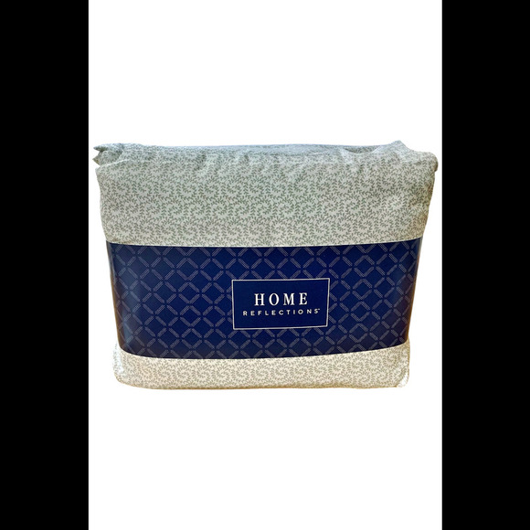 Home Reflections Blend Sheet 1200 Thread Set w/ Extra Cases Vine